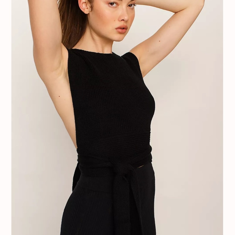 Free People Convertible Open-Back Sweater Tank